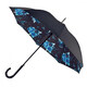 Парасолька жіноча Fulton L754-041277 Bloomsbury-2 Night Sky Flowers (Квіти нічного неба) картинка, зображення, фото