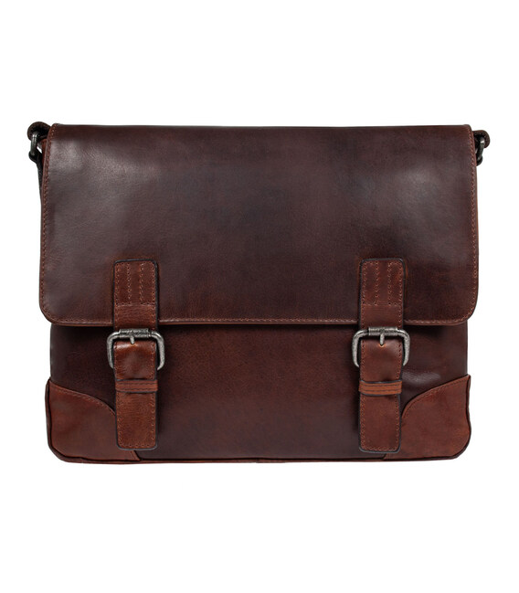 Сумка мужская Ashwood Oscar Tan (Коричневый) фото, картинка, изображение