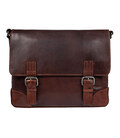 Сумка мужская Ashwood Oscar Tan (Коричневый) фото, картинка, изображение