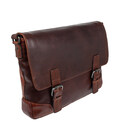 Сумка мужская Ashwood Oscar Tan (Коричневый) фото, картинка, изображение