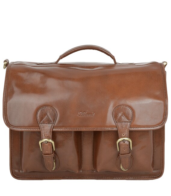 Портфель Ashwood 8190 Chestnut (Коричневый) фото, картинка, изображение