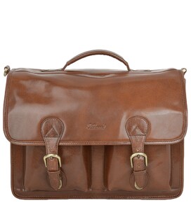 Портфель Ashwood 8190 Chestnut (Коричневий) картинка, зображення, фото
