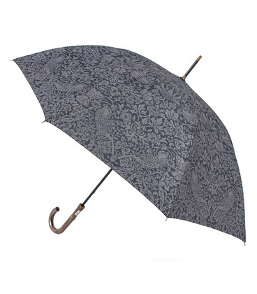 Зонт-трость женский Fulton L936-040706 Morris & Co Hampstead UV Strawberry Thief Graphite фото, картинка, изображение