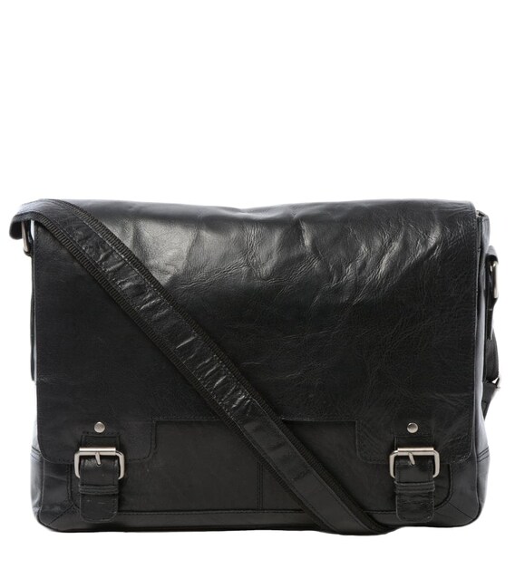 Сумка мужская для ноутбука 15,5 Ashwood 8343 Black (Черный) фото, картинка, изображение