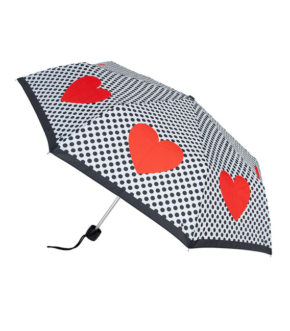 Зонт женский Fulton L354-041697 Minilite-2 Love Heart Spot (Сердца) фото, картинка, изображение
