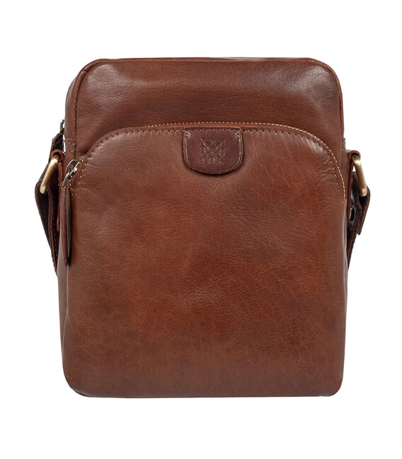 Сумка чоловіча Ashwood T79 Chestnut (Коричневий) картинка, зображення, фото