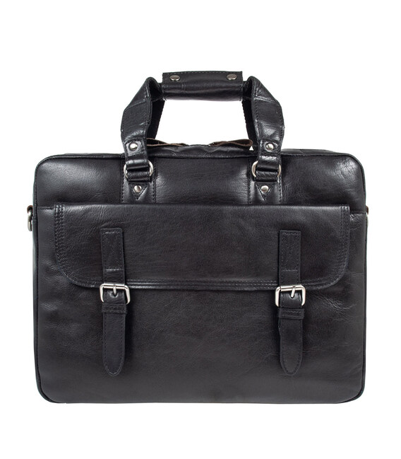 Сумка мужская для ноутбука 15,6 Ashwood F83 Black/Mud (Черный) фото, картинка, изображение