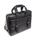 Сумка чоловіча для ноутбука 15,6 Ashwood F83 Black/Mud (Чорний) картинка, зображення, фото