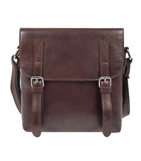 Сумка мужская Ashwood F84 Brandy (Коричневый) фото, картинка, изображение