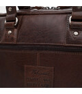 Сумка чоловіча для ноутбука 15,6 Ashwood F83 Brandy (Коричневий) картинка, зображення, фото