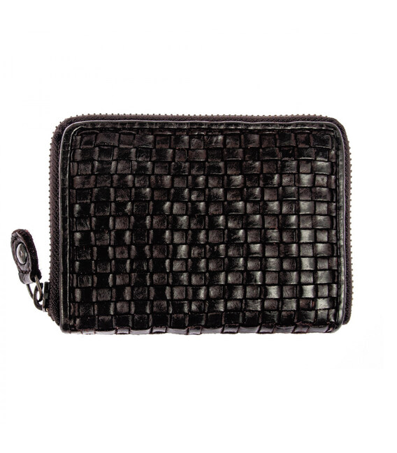 Винтажный кошелек женский Ashwood D80 Black фото, картинка, изображение