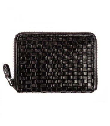 Винтажный кошелек женский Ashwood D80 Black фото, картинка, изображение