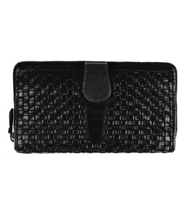 Винтажный кошелек женский Ashwood D84 Black фото, картинка, изображение