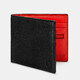 Чоловічий шкіряний гаманець Yoshi Y2378 (Black/Red) картинка, зображення, фото