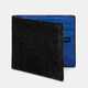 Чоловічий шкіряний гаманець Yoshi Y2378 (Black/Blue) картинка, зображення, фото