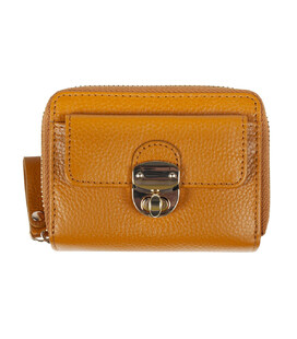 Жіночий шкіряний гаманець Ashwood Y50 Mustard (Гірчичний)