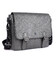 Шкіряна сумка месенджер для ноутбука 14 Brampton London Emissary Grey (Сірий) картинка, зображення, фото