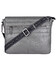 Шкіряна сумка месенджер для ноутбука 14 Brampton London Emissary Grey (Сірий) картинка, зображення, фото