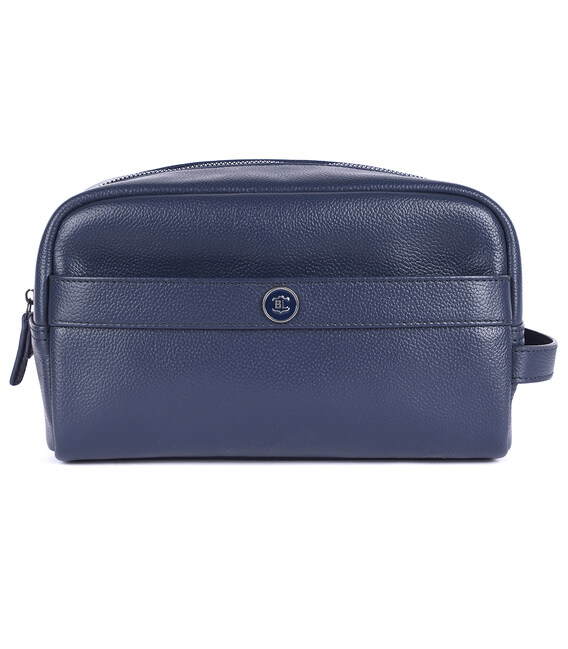 Несесер шкіряний Brampton London Aqualuxe Navy (Синій) картинка, зображення, фото