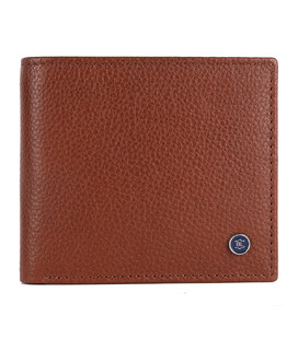 Чоловічий шкіряний гаманець Brampton London Plutus Tan (Рудий) картинка, зображення, фото