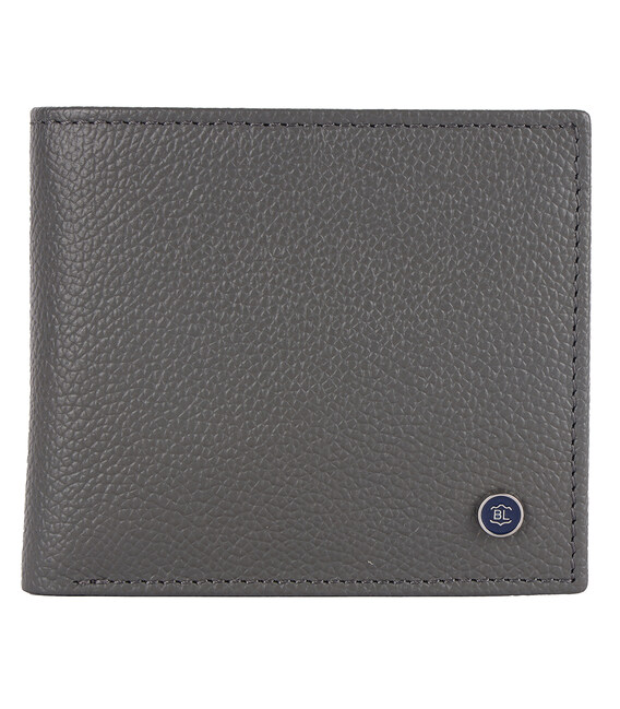 Чоловічий шкіряний гаманець Brampton London Plutus Grey (Сірий) картинка, зображення, фото