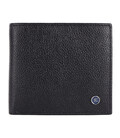 Мужской кожаный кошелек Brampton London Plutus Black (Черный)