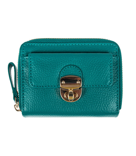 Жіночий шкіряний гаманець Ashwood Y50 Green (Зелений) картинка, зображення, фото