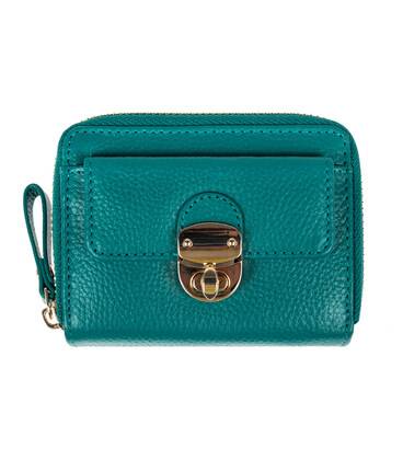 Жіночий шкіряний гаманець Ashwood Y50 Green (Зелений) картинка, зображення, фото