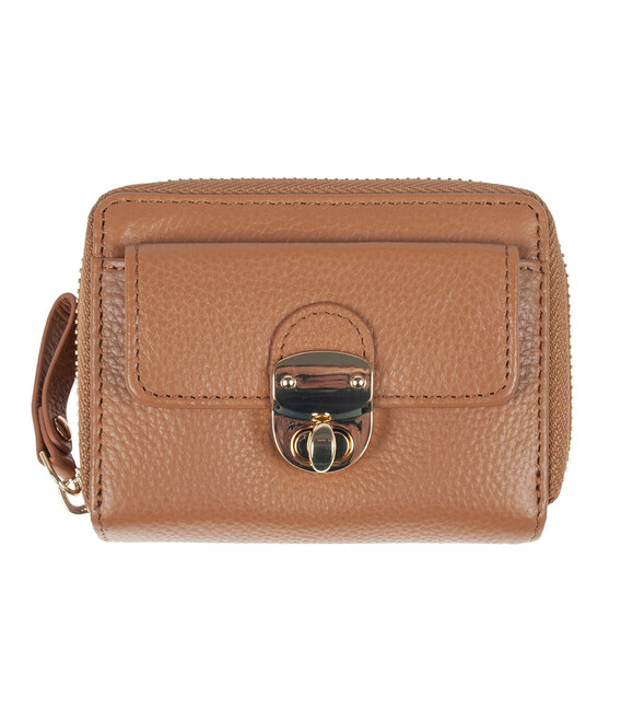 Женский кожаный кошелек Ashwood Y50 Butterscotch (Коричневый) фото, картинка, изображение