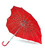 Зонт женский Fulton Heart Walker-1 UV L909 Red (Красный) фото, картинка, изображение