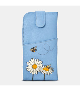 Шкіряний чохол для окулярів Yoshi Y4309 (Bee Happy Blue) картинка, зображення, фото
