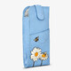 Шкіряний чохол для окулярів Yoshi Y4309 (Bee Happy Blue) картинка, зображення, фото