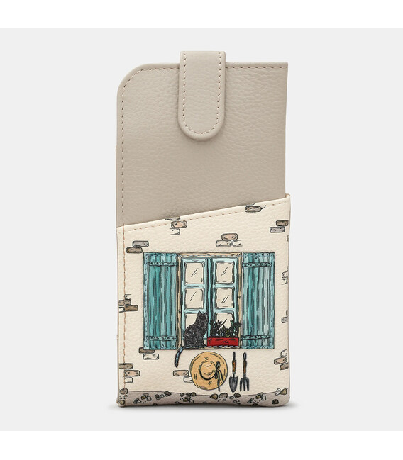 Кожаный чехол для очков Yoshi Y4309 (Country Cottage Warm Grey) фото, картинка, изображение