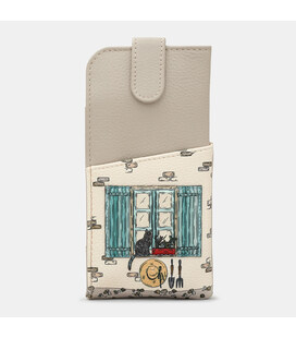 Кожаный чехол для очков Yoshi Y4309 (Country Cottage Warm Grey) фото, картинка, изображение