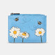 Жіночий шкіряний гаманець Yoshi Y1321 Bee Happy (Blue) картинка, зображення, фото