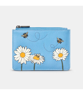 Женский кожаный кошелек Yoshi Y1321 Bee Happy (Blue) фото