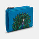 Жіночий шкіряний гаманець Yoshi Y1275 Peacock Plume (Petrol Blue) картинка, зображення, фото