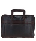 Сумка мужская для ноутбука 13 Ashwood PL45 Brown (Темно-коричневый) фото, картинка, изображение