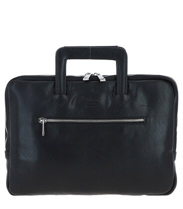 Сумка чоловіча для ноутбука 13 Ashwood PL45 Black (Чорний) картинка, зображення, фото