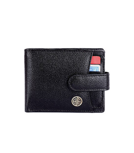 Мужской кожаный кошелек Hammonds Flycatcher HF502 Black (Черный) фото, картинка, изображение