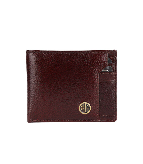 Чоловічий шкіряний гаманець Hammonds Flycatcher HF577 Brown (Коричневий) картинка, зображення, фото