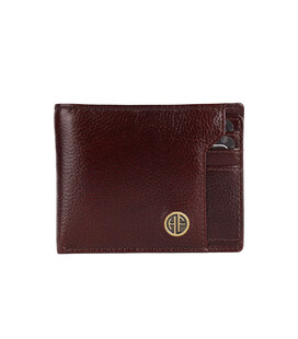 Мужской кожаный кошелек Hammonds Flycatcher HF577 Brown (Коричневый) фото, картинка, изображение