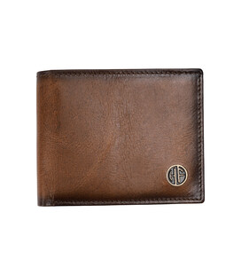 Чоловічий шкіряний гаманець Hammonds Flycatcher HF594 Ombre Tan (Коричневий) картинка, зображення, фото