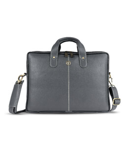 Сумка кожаная для ноутбука 13 Hammonds Flycatcher LB105 Grey (Серый) фото