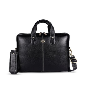 Сумка шкіряна для ноутбука 13 Hammonds Flycatcher LB105 Black (Чорний) картинка, зображення, фото