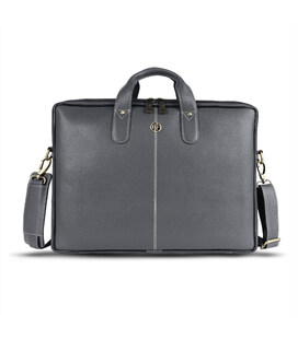 Сумка шкіряна для ноутбука 15 Hammonds Flycatcher LB106 Grey (Серый) картинка, зображення, фото
