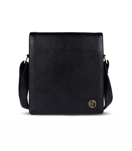 Мужская сумка через плечо кожаная Hammonds Flycatcher SB1159 Black (Черный) фото, картинка, изображение