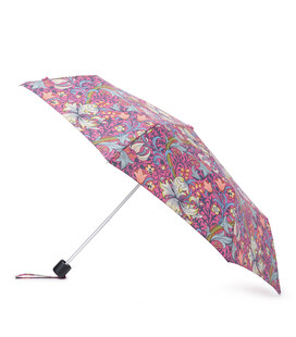 Женский зонт Fulton L907-041819 Morris & Co. Minilite-2 UV Golden Lily Pink фото, картинка, изображение