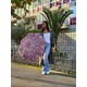 Жіноча парасолька Fulton L907-041819 Morris & Co. Minilite-2 UV Golden Lily Pink картинка, зображення, фото
