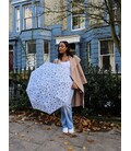 Женский зонт Fulton L907-041826 Morris & Co Minilite-2 UV Daisy Blue Ivory фото, картинка, изображение